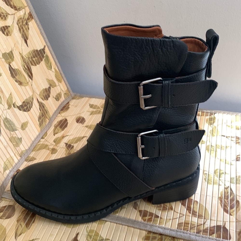 New Gentle Souls Size 8 Best Double Buckle Leather Boots